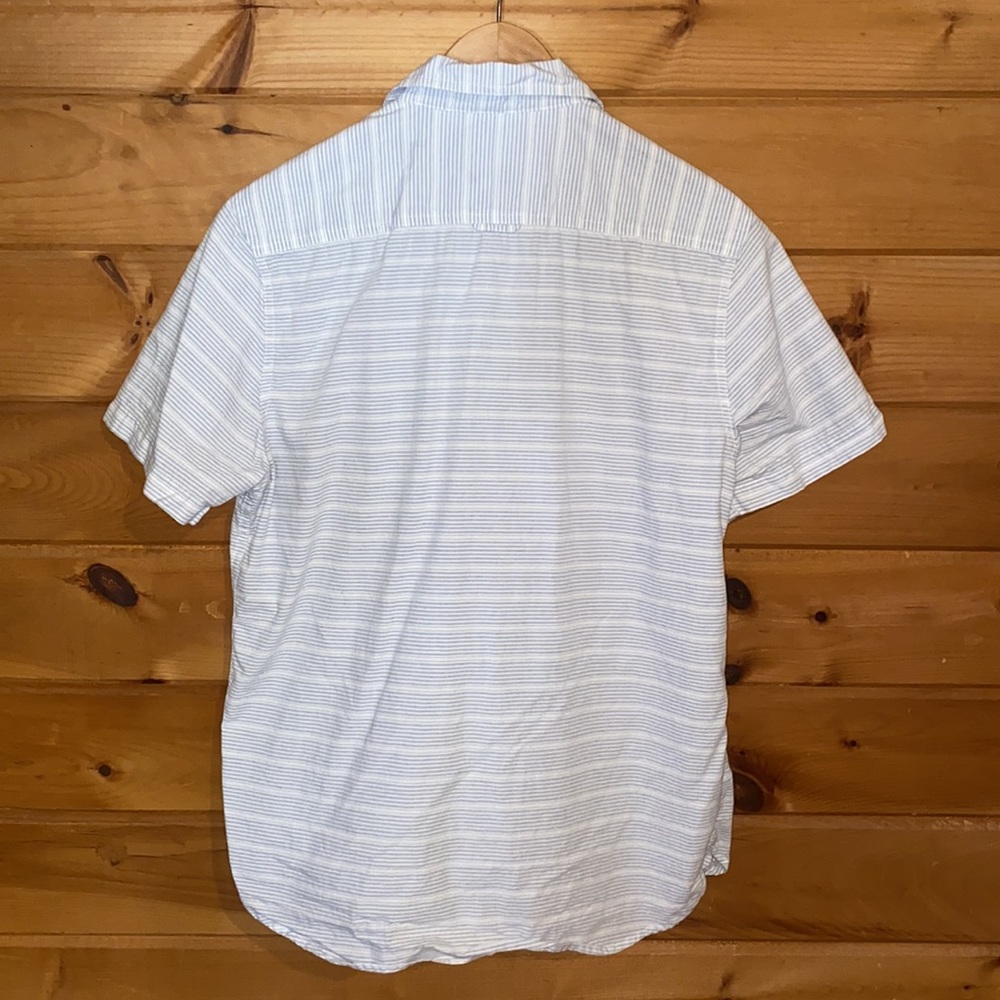 Mens Cactus Man Ricky Singh pinstriped button down - Picture 4 of 4